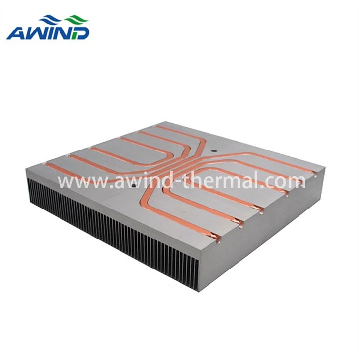Welding Heatpipe Aluminum Fin Heat Sink
