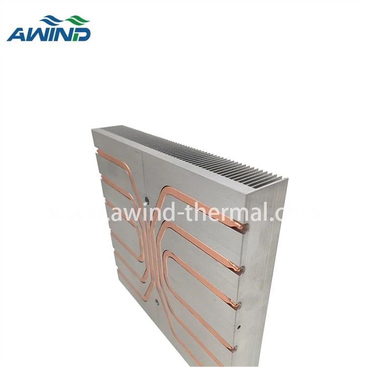 Welding Heatpipe Aluminum Fin Heat Sink